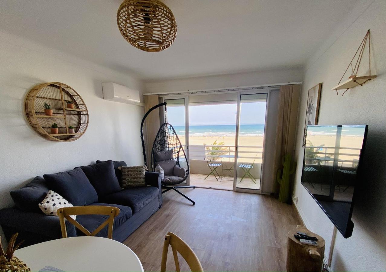 "Eden" Exceptionnel! Vue Mer 10M De La Plage Parking Prive Gratuit A 100M Canet-en-Roussillon Exteriör bild