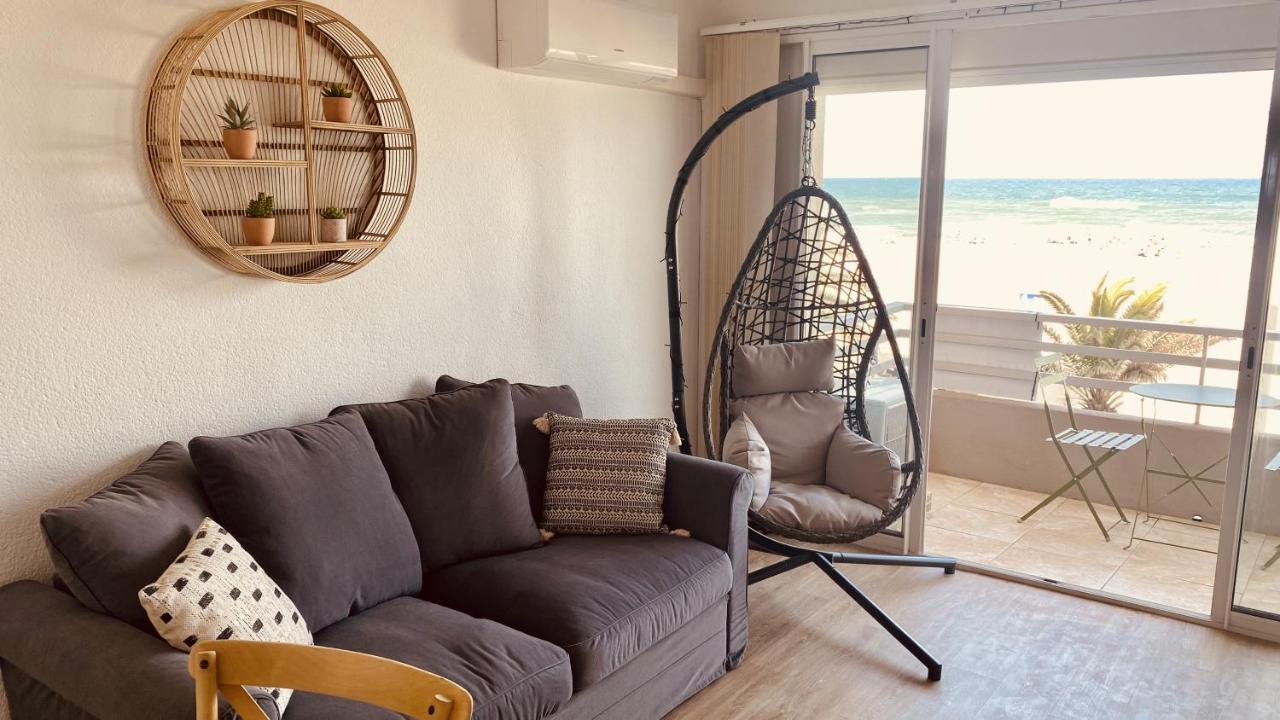 "Eden" Exceptionnel! Vue Mer 10M De La Plage Parking Prive Gratuit A 100M Canet-en-Roussillon Exteriör bild