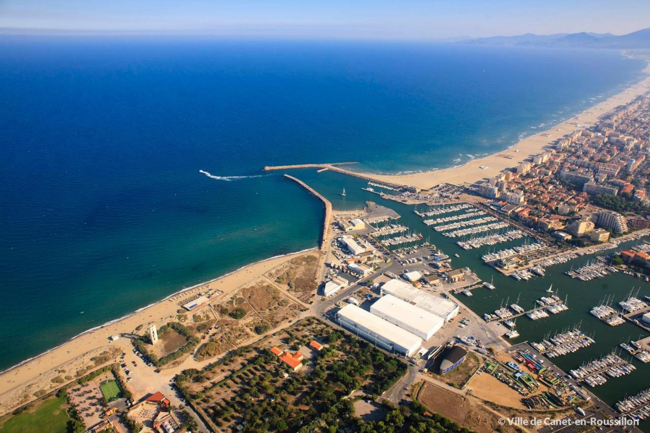 "Eden" Exceptionnel! Vue Mer 10M De La Plage Parking Prive Gratuit A 100M Canet-en-Roussillon Exteriör bild